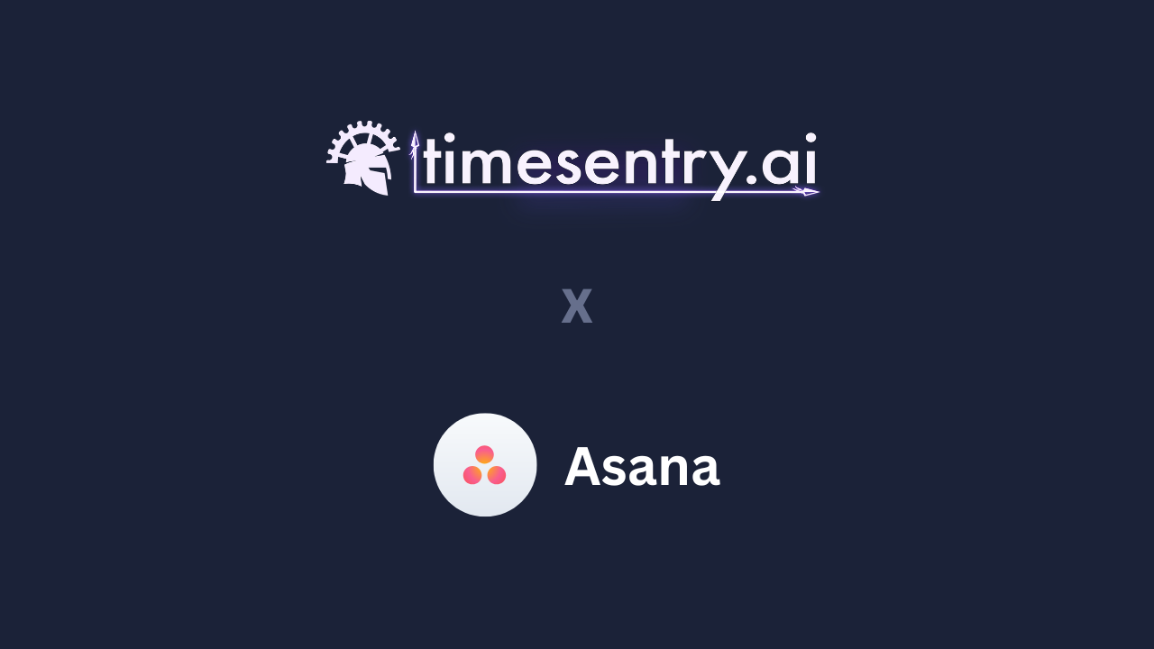 Asana integration with TimeSentry